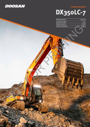 Верижни екскаватори Doosan DX350LC-7
