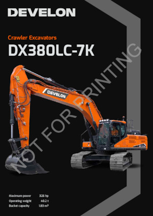 Верижни екскаватори Develon DX380LC-7K 