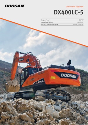 Верижни екскаватори Doosan DX400LC-5