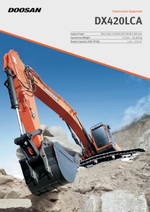 Верижни екскаватори Doosan DX420LCA