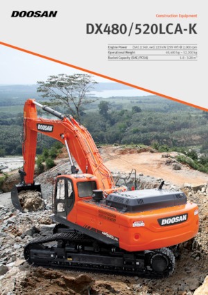 Верижни екскаватори Doosan DX480LCA-K