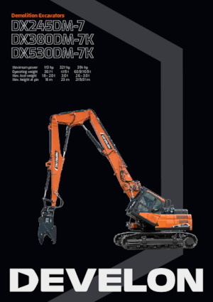Верижни екскаватори Develon DX530DM-7