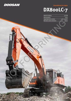 Верижни екскаватори Doosan DX800LC-7