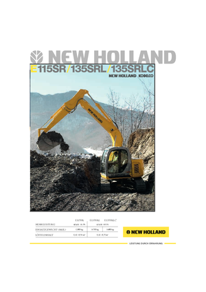 Верижни екскаватори New Holland E 115 SR