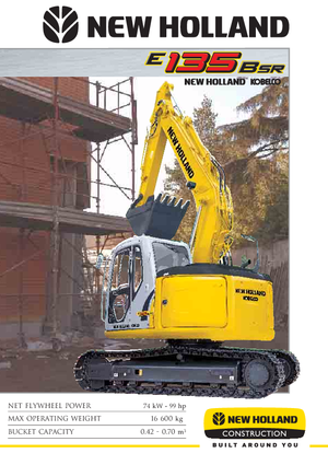 Верижни екскаватори New Holland E 135 B SR