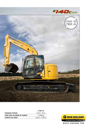 Верижни екскаватори New Holland E140C SR LC