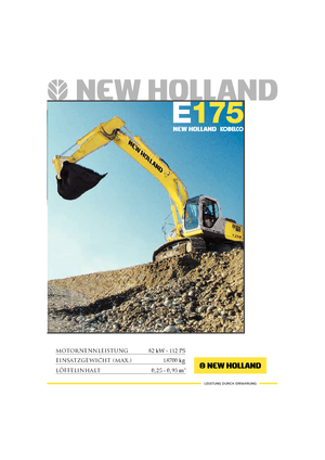 Верижни екскаватори New Holland E 175