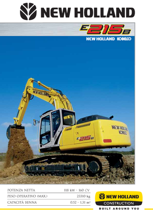 Верижни екскаватори New Holland E 215 B EL