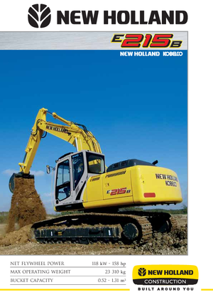 Верижни екскаватори New Holland E 215 B EL