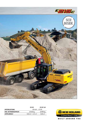 Верижни екскаватори New Holland E215C LC