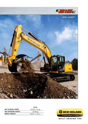 Верижни екскаватори New Holland E215C LC