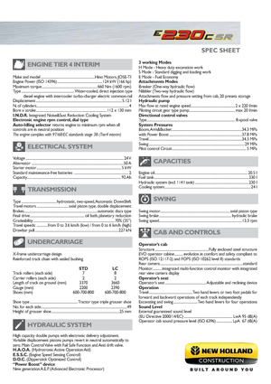 Верижни екскаватори New Holland E230C SR