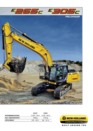 Верижни екскаватори New Holland E305C
