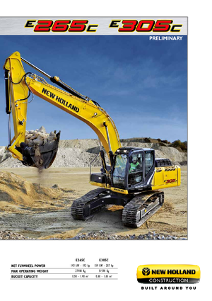Верижни екскаватори New Holland E305C