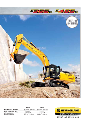 Верижни екскаватори New Holland E385C LC