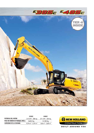 Верижни екскаватори New Holland E385C LC