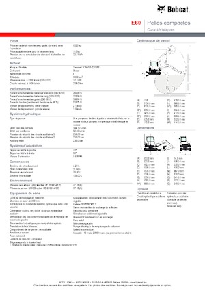 Верижни екскаватори Bobcat E 60
