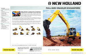 Верижни екскаватори New Holland E130