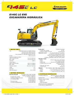 Верижни екскаватори New Holland E145C EVO