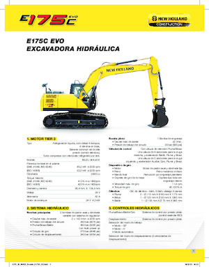 Верижни екскаватори New Holland E175C EVO
