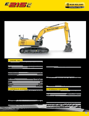 Верижни екскаватори New Holland E215C EVO