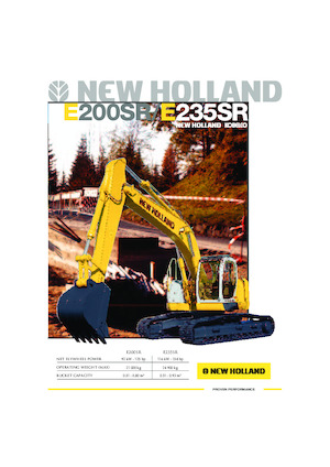 Верижни екскаватори New Holland E235SR
