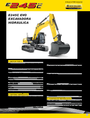 Верижни екскаватори New Holland E245C EVO