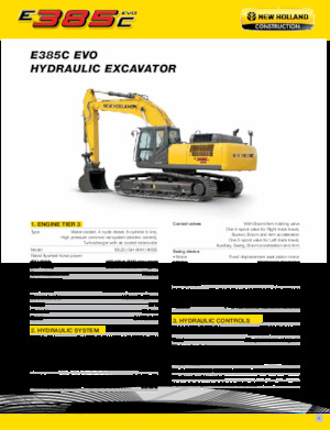 Верижни екскаватори New Holland E385C EVO