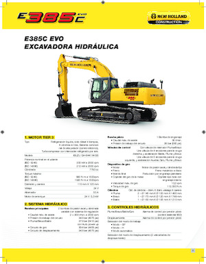 Верижни екскаватори New Holland E385C EVO