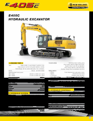 Верижни екскаватори New Holland E405C EVO