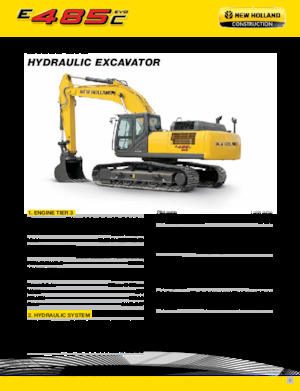 Верижни екскаватори New Holland E485C EVO
