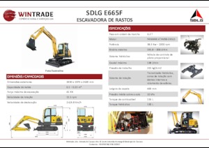 Верижни екскаватори SDLG E665F