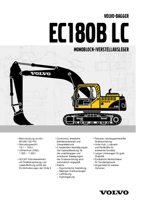 Верижни екскаватори Volvo EC180BLC