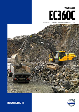 Верижни екскаватори Volvo EC360CL