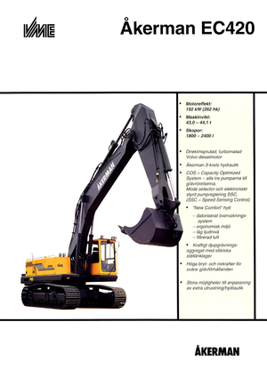 Верижни екскаватори Akerman-Volvo EC 420
