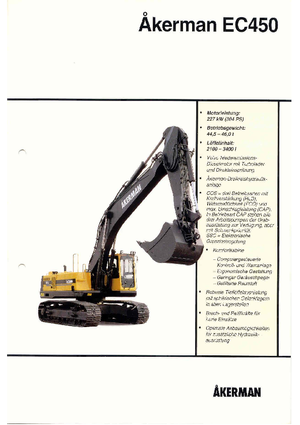 Верижни екскаватори Akerman-Volvo EC 450