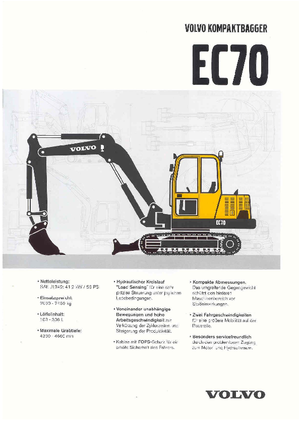 Верижни екскаватори Volvo EC70