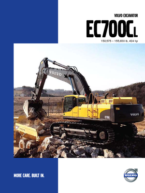 Верижни екскаватори Volvo EC700CL