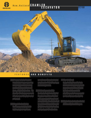 Верижни екскаватори New Holland EC160