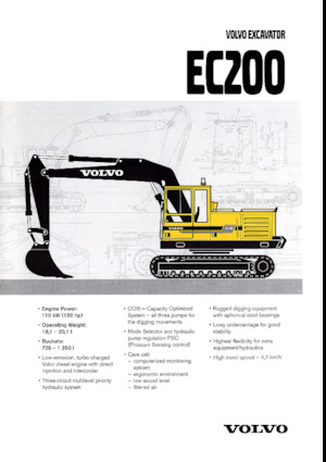 Верижни екскаватори Volvo EC200