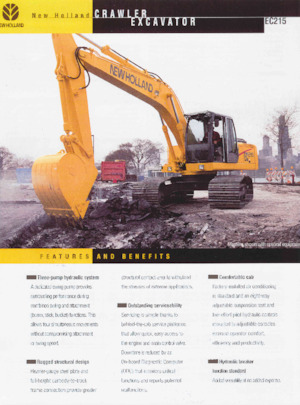 Верижни екскаватори New Holland EC215