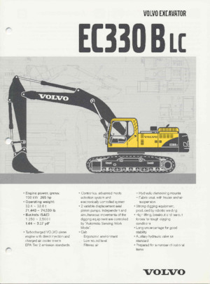 Верижни екскаватори Volvo EC330B LC