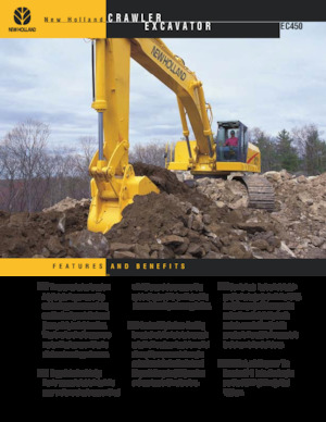 Верижни екскаватори New Holland EC450
