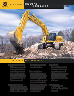 Верижни екскаватори New Holland EC600