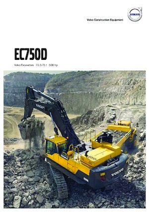 Верижни екскаватори Volvo EC750D