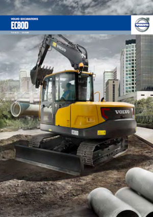 Верижни екскаватори Volvo EC80D
