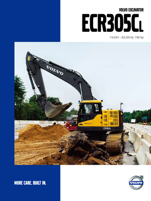 Верижни екскаватори Volvo ECR305CL