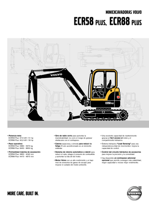 Верижни екскаватори Volvo ECR88
