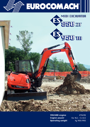 Верижни екскаватори Eurocomach ES 850 ZT