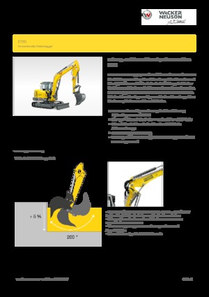 Верижни екскаватори Wacker Neuson ET65
